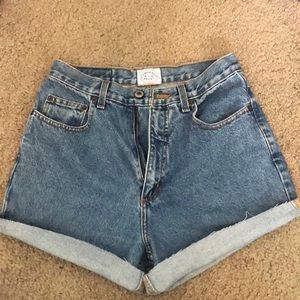 Vintage cuffed cutoff shorts